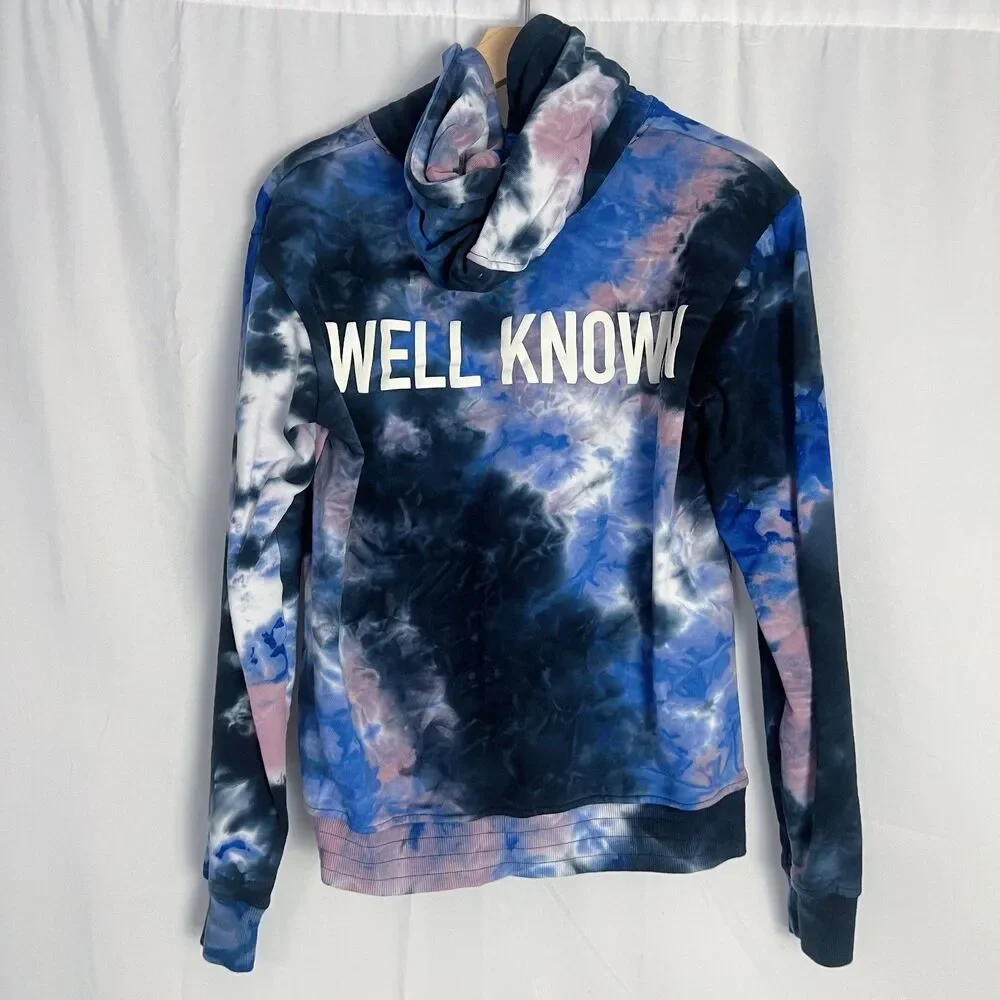 Well Known Studios Houston Tie Dye Pullover Hoodie Sweatshirt Men's Size L